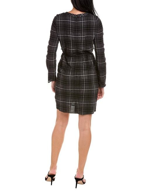 Santorelli Black Wool-blend Dress
