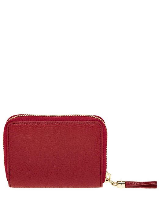 Gucci Red Soho Leather Card Case