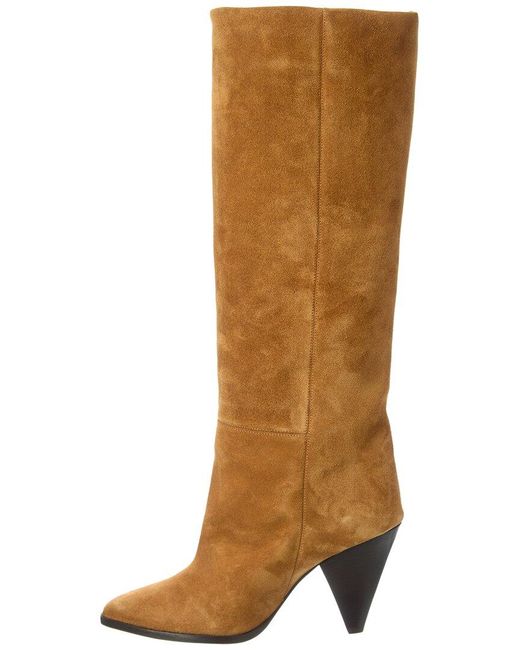 Isabel Marant Brown Ririo Suede Knee-high Boot