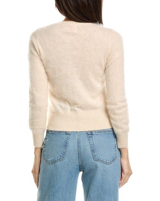 Brodie Cashmere Blue Brushed Chelsea Cashmere Cardigan