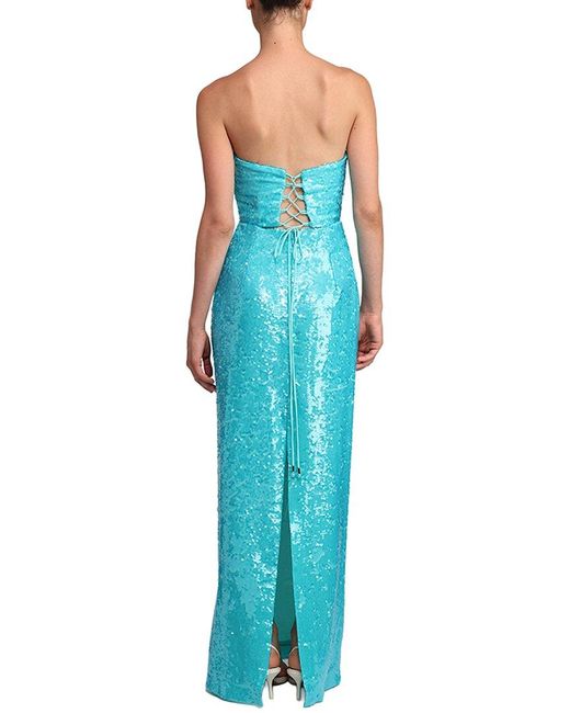 Sabina Musayev Blue Kimberly Dress