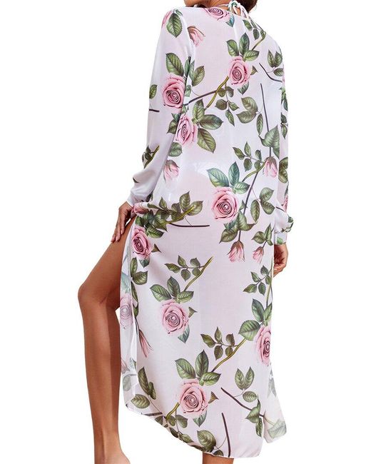 Lily Kim Multicolor 2Pc Swimsuit & Smock Set