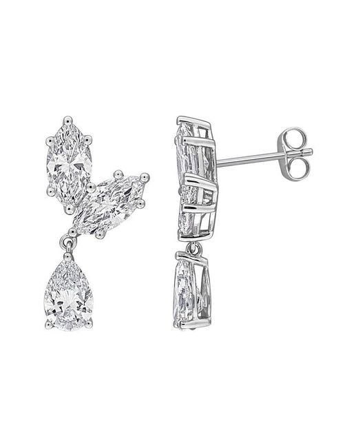 Created Forever White 14K 1.56 Ct. Tw. Lab-Grown Diamond Drop Earrings