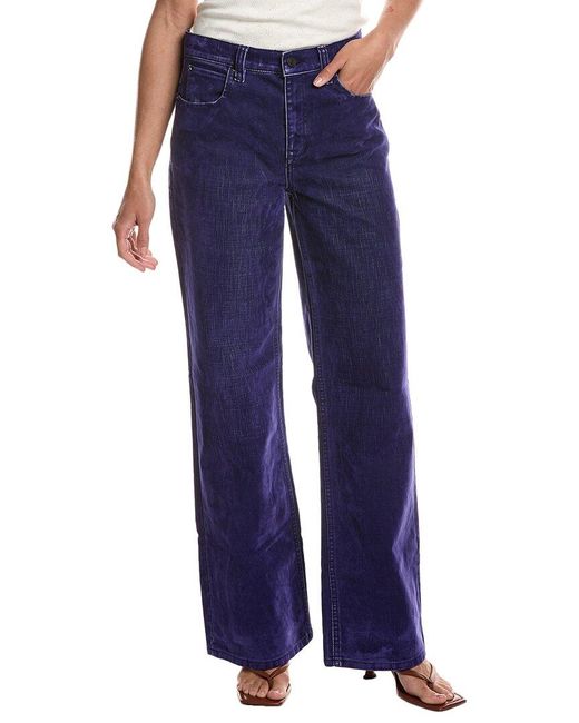 Free People Blue Tinsley Baggy High-Rise Twilight Jean