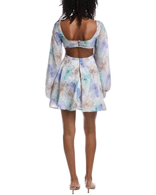 Bardot Blue Jovie Babydoll Dress
