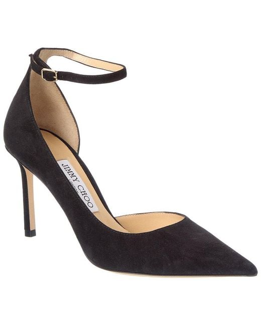 Jimmy Choo Blue Suede Pump
