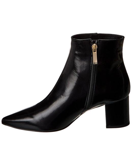 L'Agence Black Jeanne Leather Boot