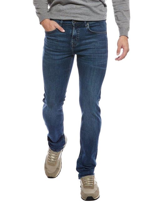 7 For All Mankind Blue Slimmy Dayton Slim Leg Jean for men