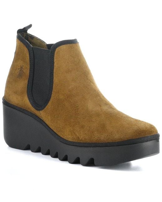 Fly London Brown Byne Suede Boot