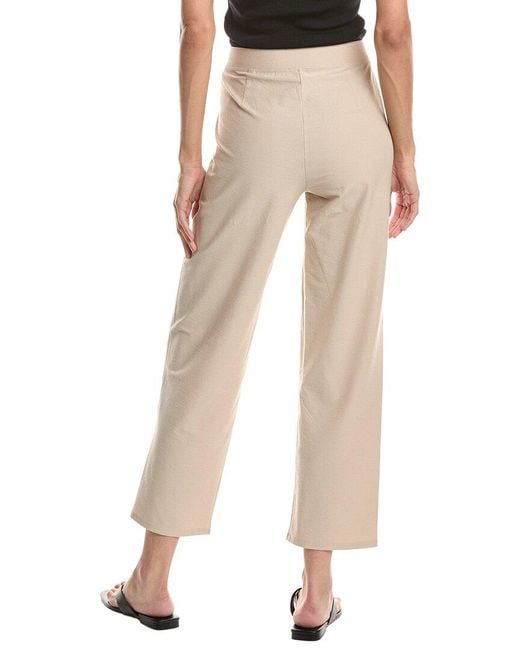 Eileen Fisher Natural Straight Ankle Pant