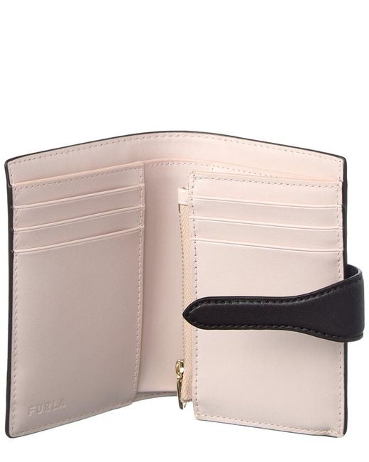 Furla Black Miasofia Leather Wallet
