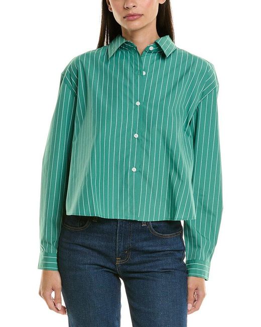 LNA Green Valyria Blouse