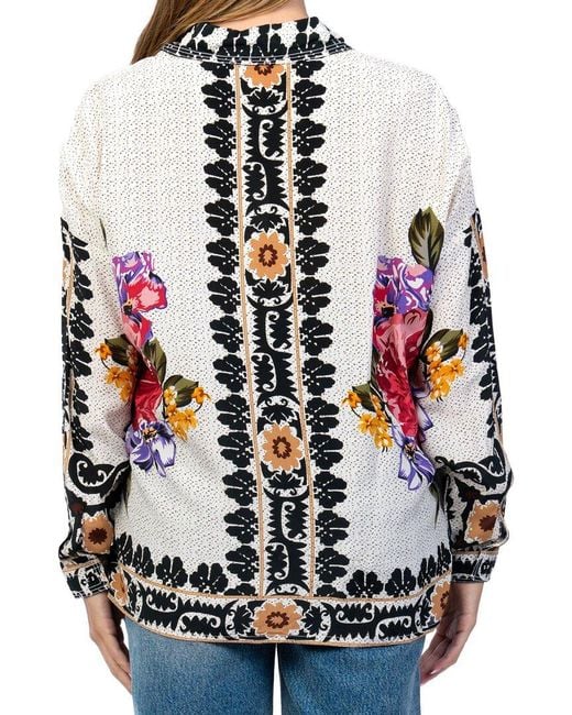 Tolani Red Kennedy Top