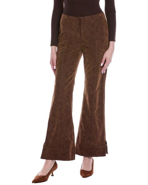 Free People Brown Glow Up Pant