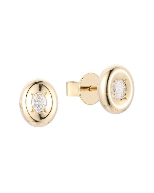 Gregg Ruth Metallic 14K 0.16 Ct. Tw. Diamond Earring