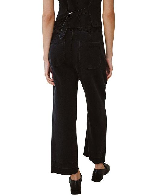 Bella Dahl Black Saige Wide Leg Crop Pant
