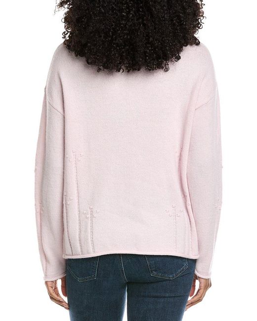 Fate Pink Embellished Wool Sweater