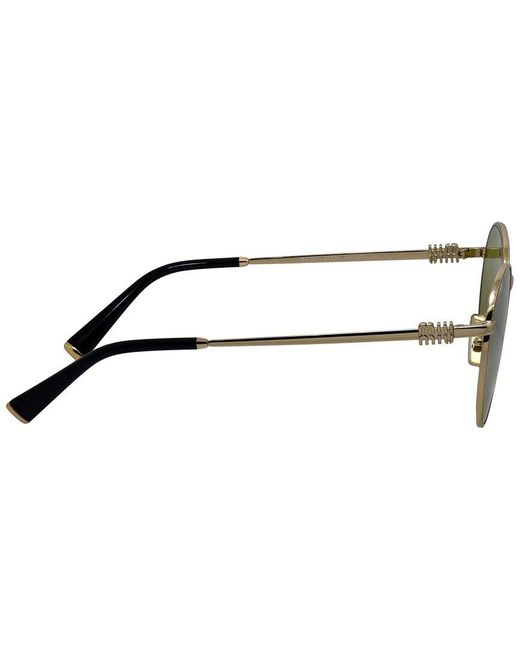 Miu Miu Green Mu55Zs 50Mm Sunglasses