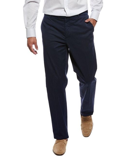 Brunello Cucinelli Blue Trouser for men