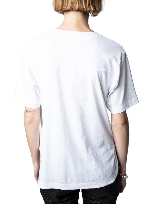 Zadig & Voltaire White Bow T-shirt