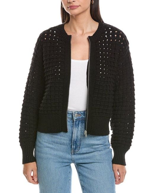 Z Supply Black Logan Sweater Jacket
