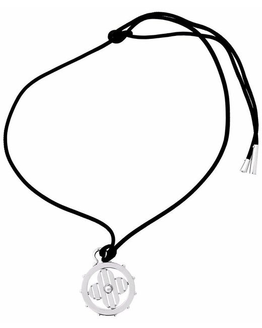 Louis Vuitton Black 18K Flower Necklace (Authentic Pre-Owned)