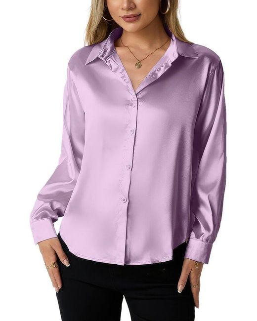 Adele Berto Purple Shirt