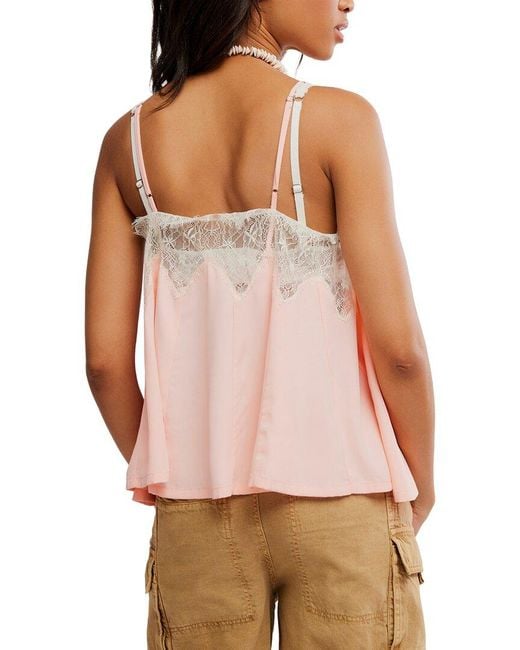 Free People Pink Make Me Yours Top