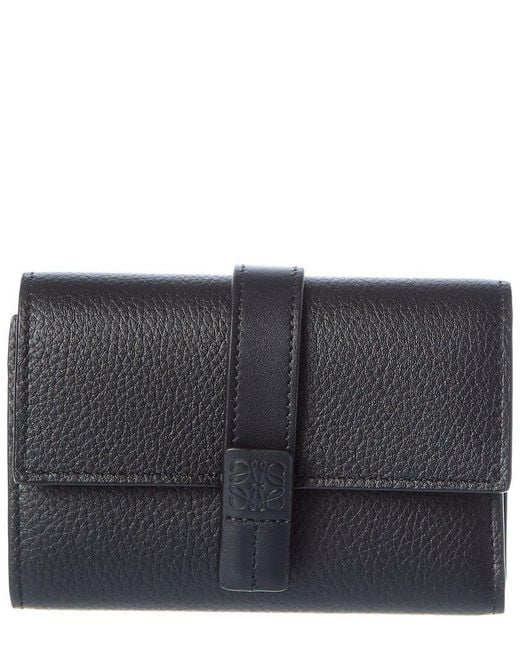Loewe Gray Small Vertical Leather Wallet