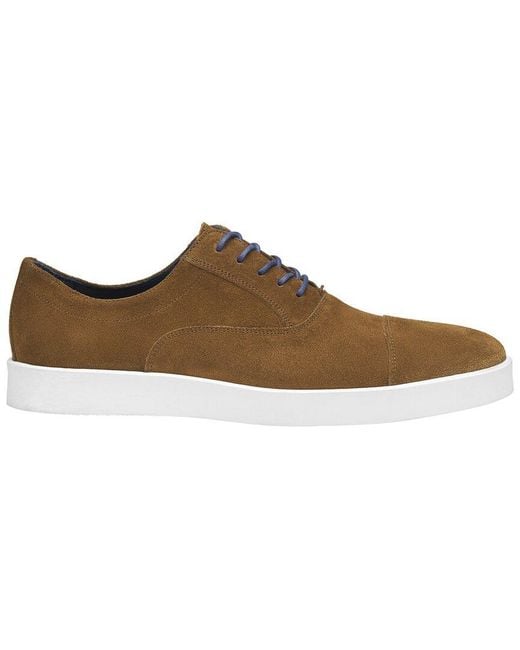 Johnston & Murphy Brown Bolivar Suede Sneaker for men