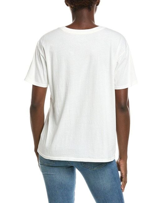 Z Supply White Cheers Boyfriend T-Shirt