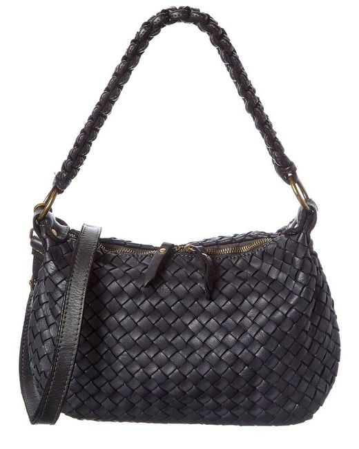 Isabella Rossetti Black Noemi Leather Handbag