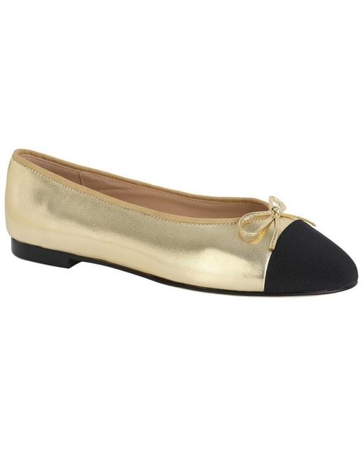 Tiffany & Fred Paris Natural Leather Ballet Flat