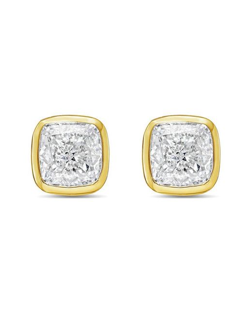 Diana M White Diana M. 14K 7.00 Ct. Tw. Lab-Grown Diamond Stud Earrings