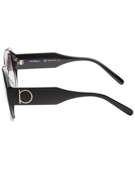 Ferragamo Gray Sf943s 60mm Sunglasses