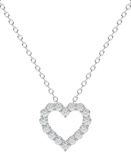 Lab Grown Diamonds Metallic 14K 0.25 Ct. Tw. Lab-Grown Diamond Necklace