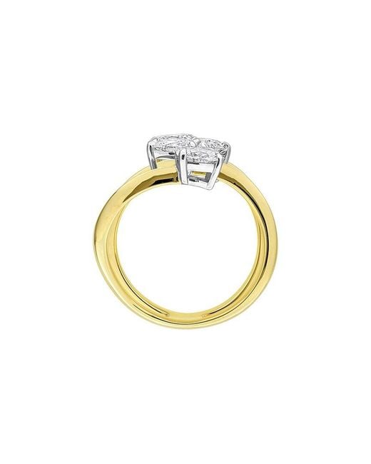 Created Forever White 14K 0.50 Ct. Tw. Lab-Grown Diamond Swirl Ring