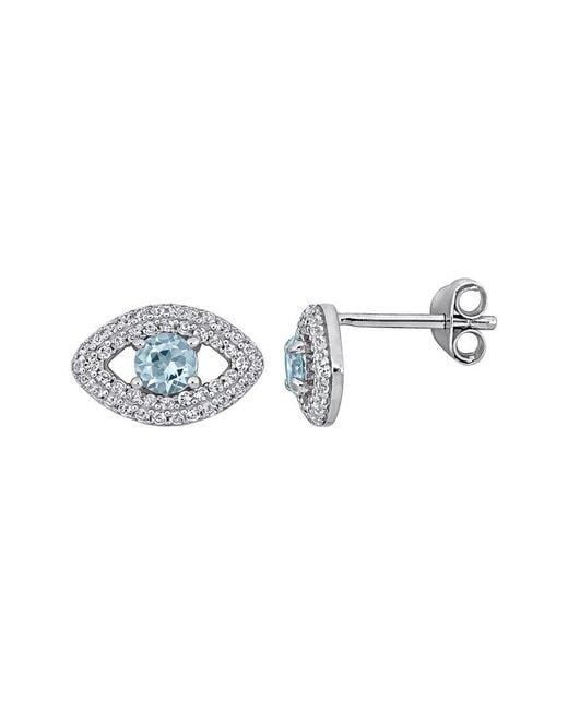 Rina Limor Metallic 1.07 Ct. Tw. Lab-Grown Gemstone Earrings