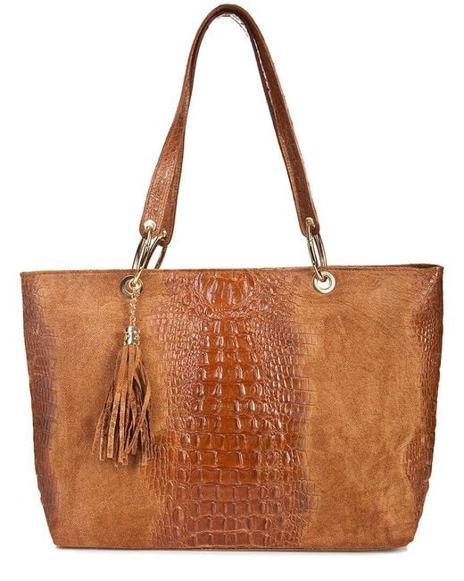 Italian Leather Brown Shoulder Bag