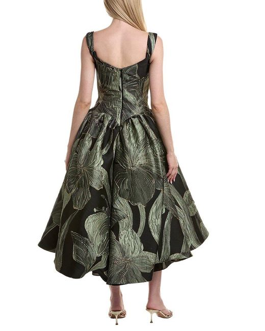 Amsale Green Gown