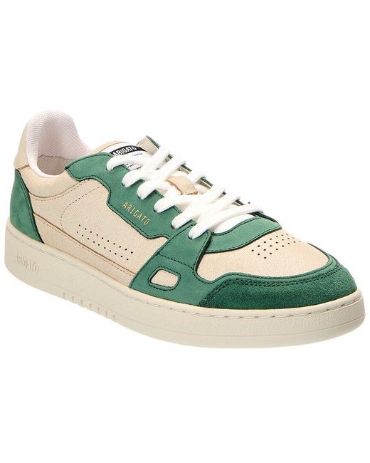 Axel Arigato Green Dice Lo Suede & Leather Sneaker for men