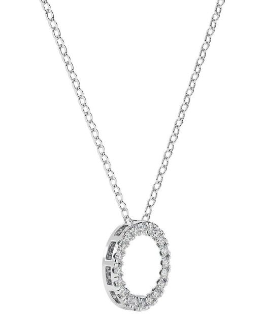 Lab Grown Diamonds Metallic 14K 0.25 Ct. Tw. Lab-Grown Diamond Necklace
