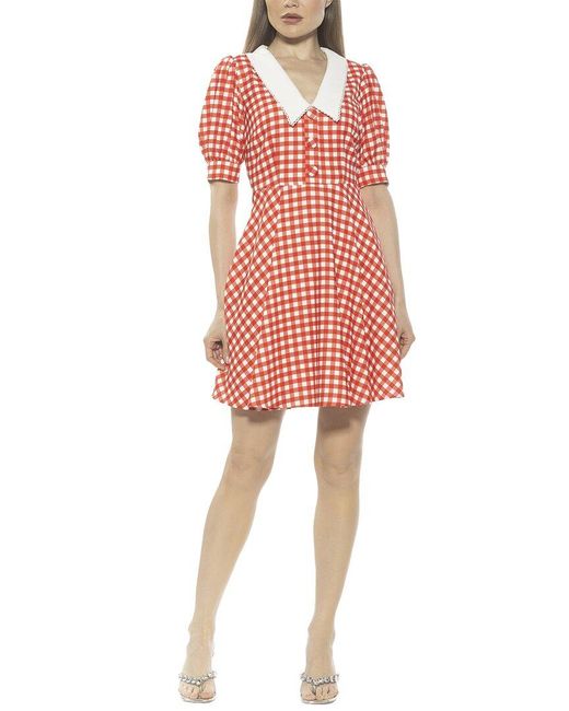 Alexia Admor Red Carys Fit & Flare Dress