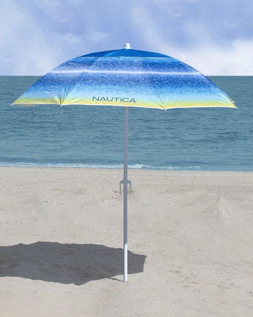 Body Glove Blue Nautica 7-Foot Beach Umbrella