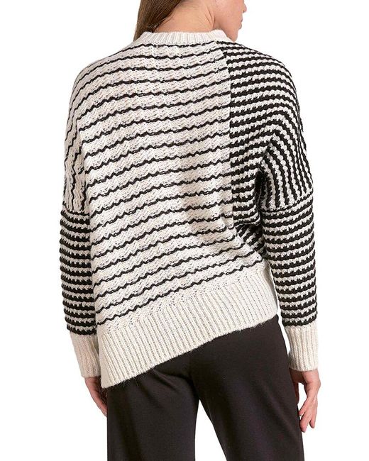 Elan Gray Wool & Mohair-Blend Sweater
