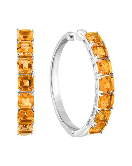 Effy Fine Jewelry Metallic 8.95 Ct. Tw. Citrine Earrings