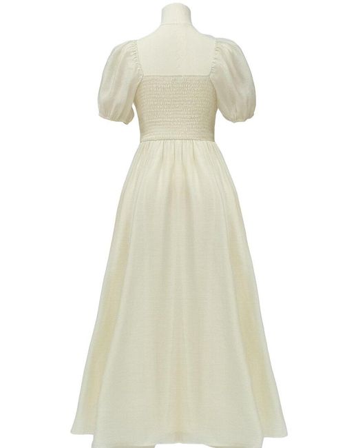 Moon River White Midi Dress
