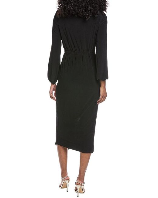 Ramy Brook Black Jersey Sutton Dress