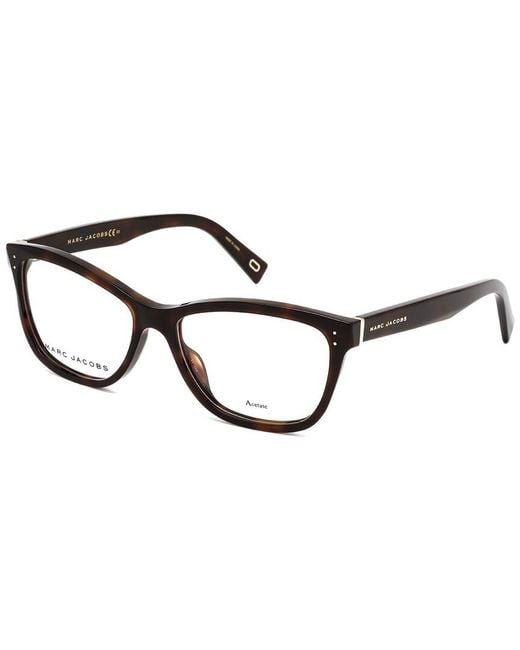 Marc Jacobs Black Round Optical Frames with Logo Arms