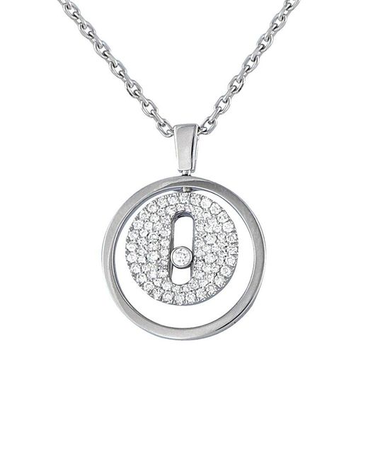 Messika Metallic 18K 0.23 Ct. Tw. Diamond Necklace (Authentic Pre-Loved)